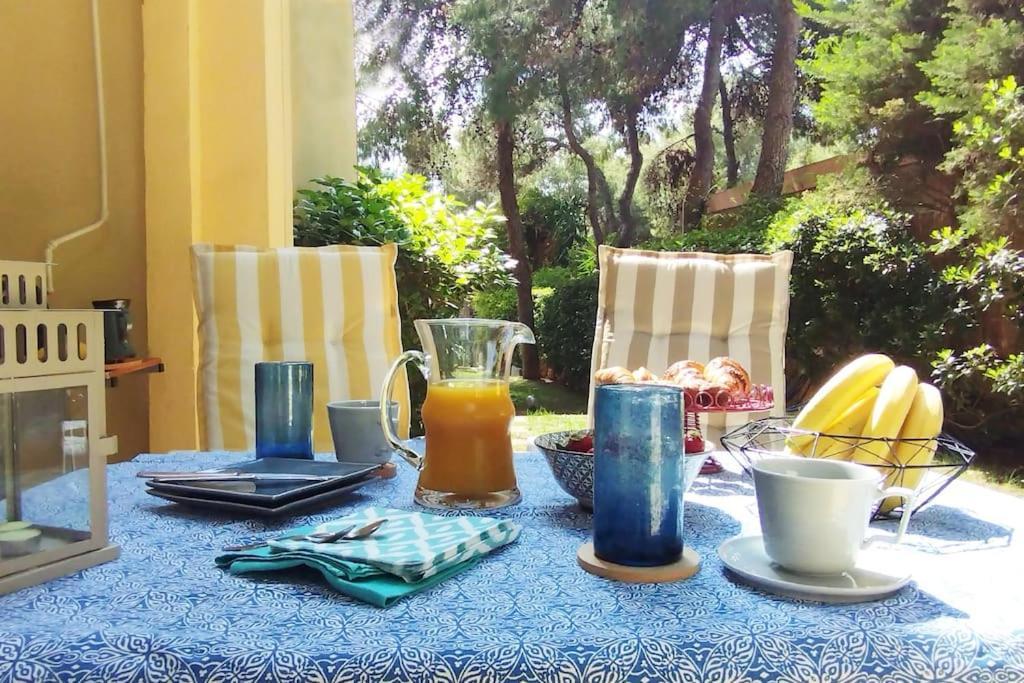 Garden Apartment With Bbq In The Athenian Riviera Exteriér fotografie